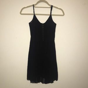 Black Lace Corset Dress